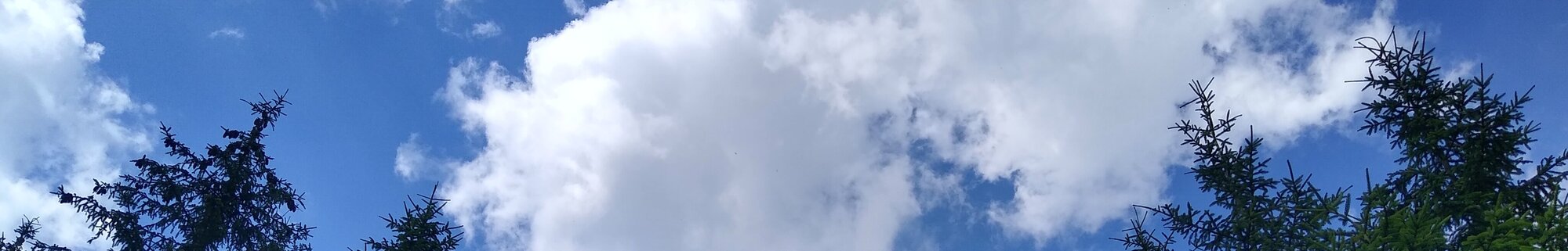 Blue sky and clouds